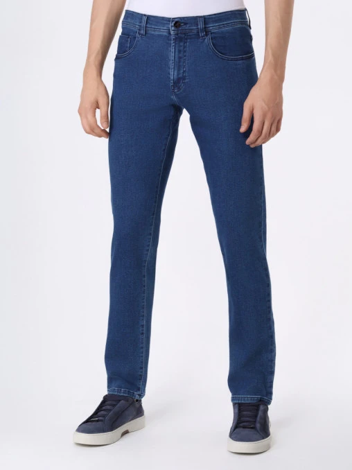 Джинсы Regular Fit хлопковые CANALI