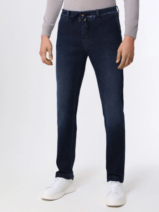 Джинсы Slim Fit хлопковые JACOB COHEN