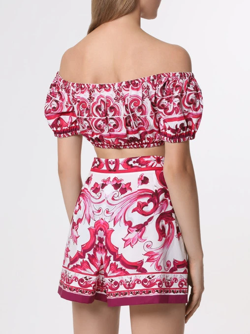 Топ хлопковый DOLCE & GABBANA