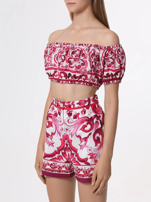 Топ хлопковый DOLCE & GABBANA