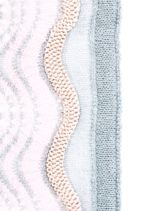 Шарф хлопковый с принтом MISSONI