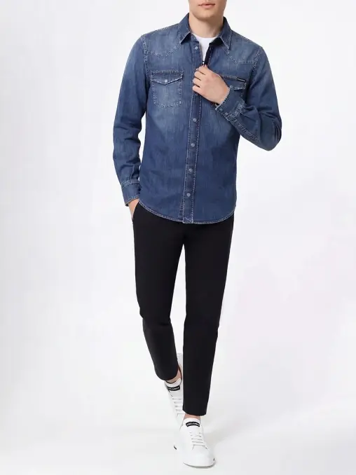 Джинсовая рубашка DOLCE & GABBANA