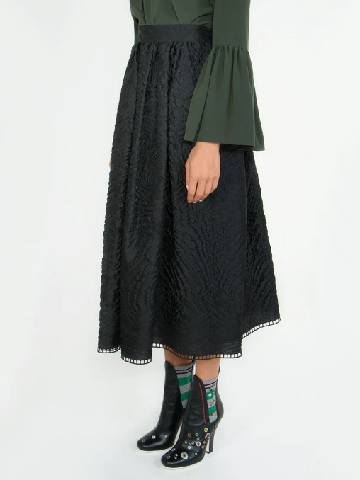Жаккардовая юбка FENDI