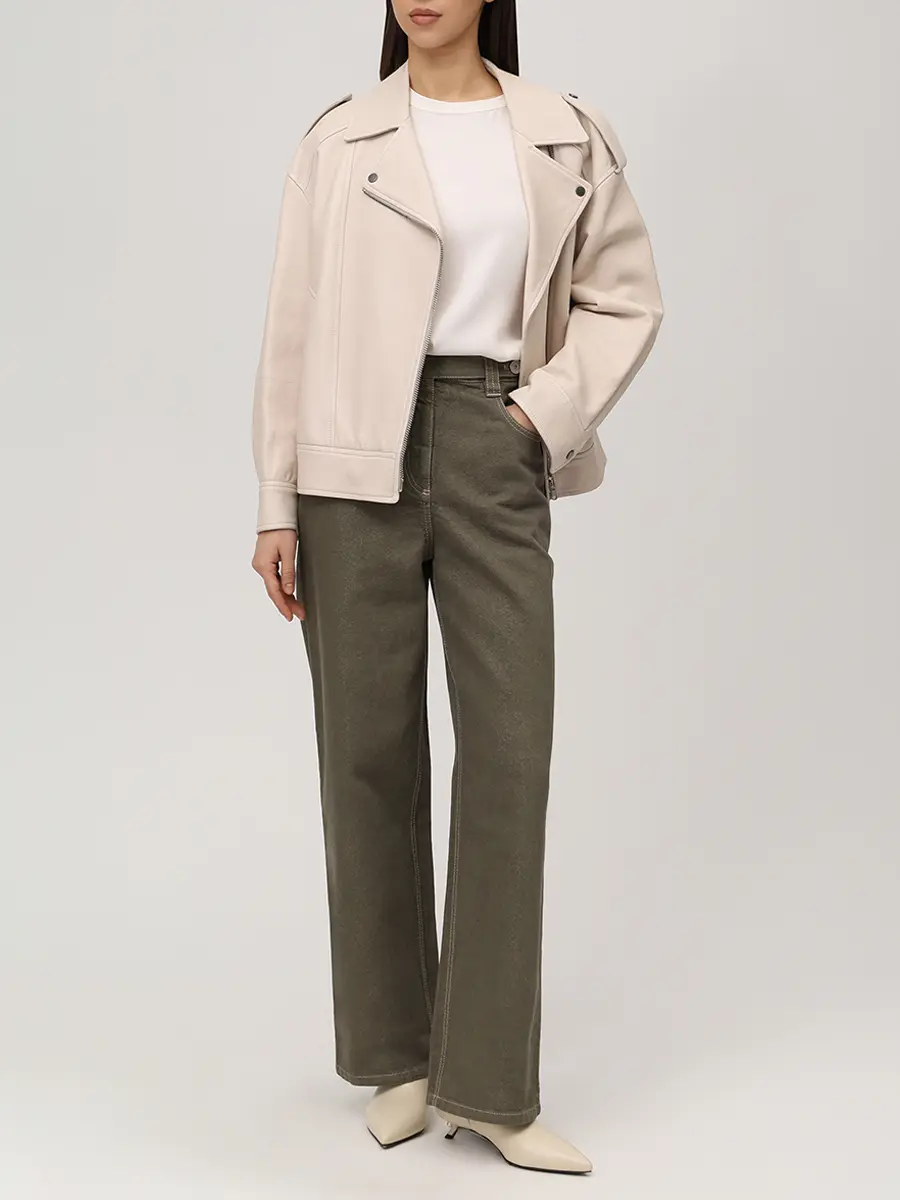 Блуза из вискозы и шелка