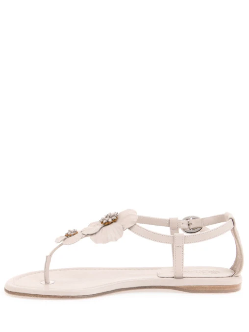 Кожаные сандалии Flowered LORO PIANA