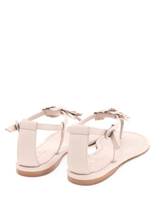 Кожаные сандалии Flowered LORO PIANA