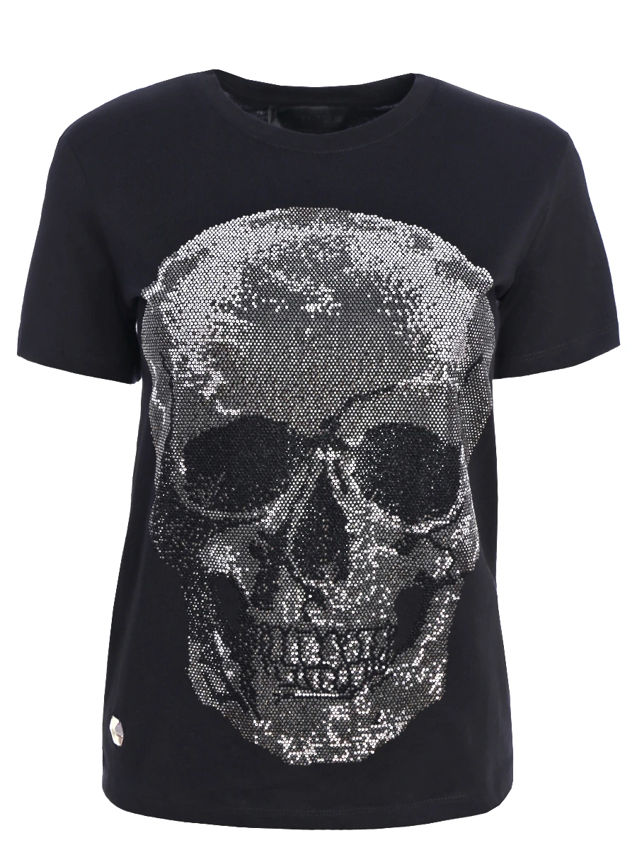 Philipp plein черепа. Philipp plein стразы Skull. Майка со стразами Филип Плейн.