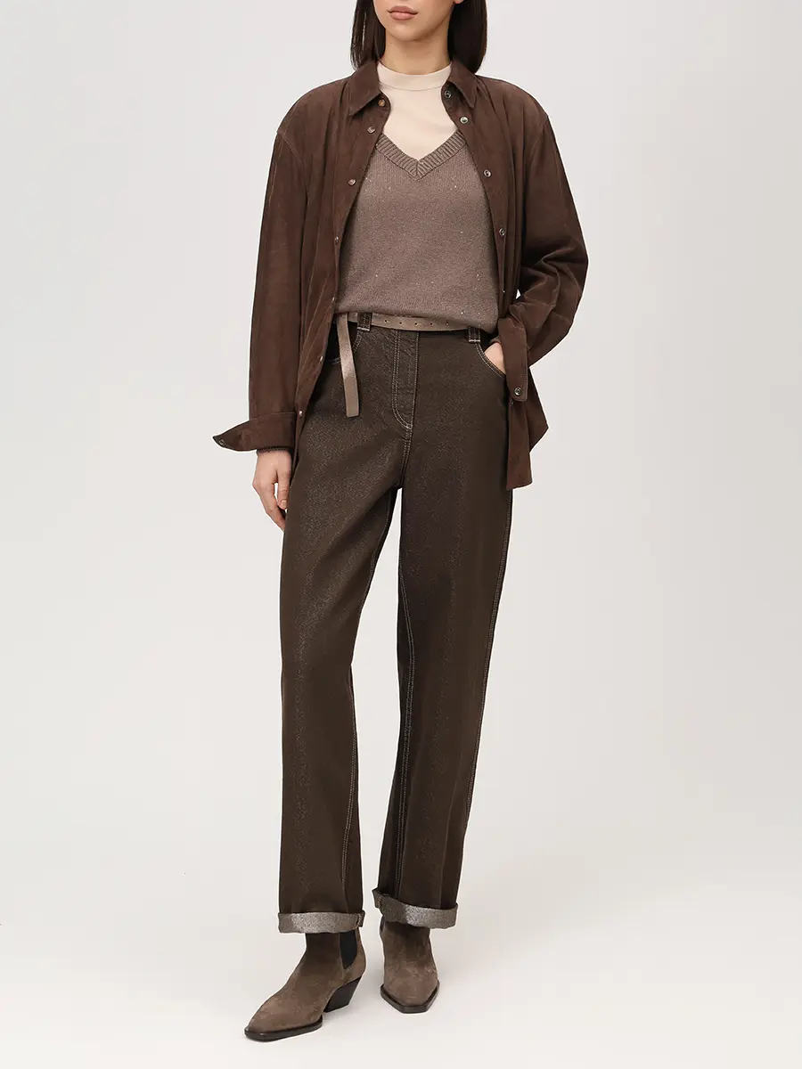 Блуза шелковая
