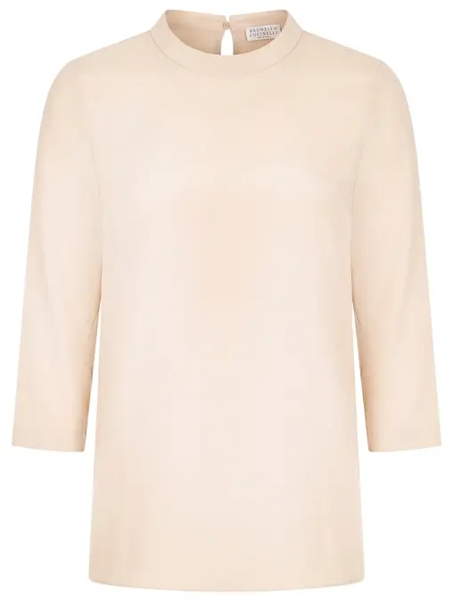 Блуза шелковая BRUNELLO CUCINELLI