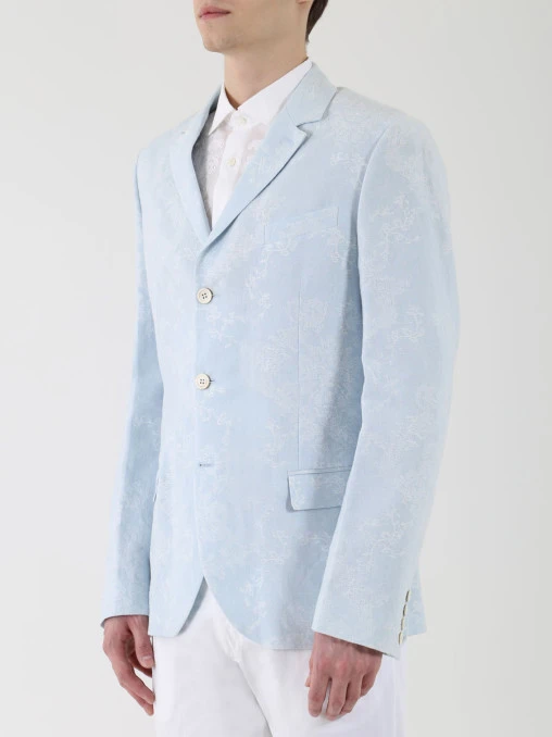 Пиджак классический с вышивкой ERMANNO SCERVINO