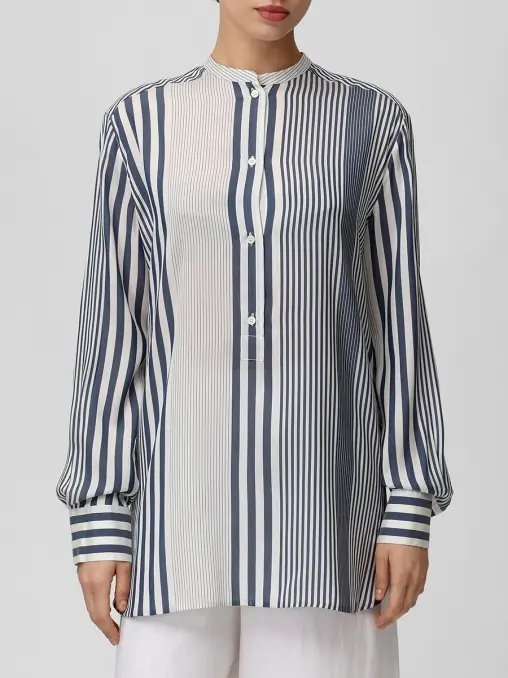 Рубашка шелковая LORO PIANA