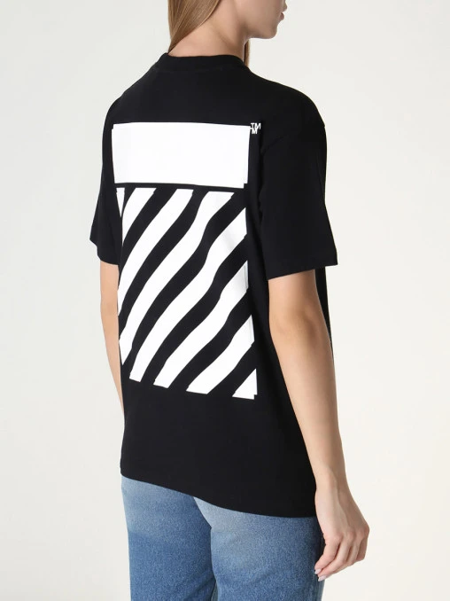 Футболка хлопковая OFF-WHITE