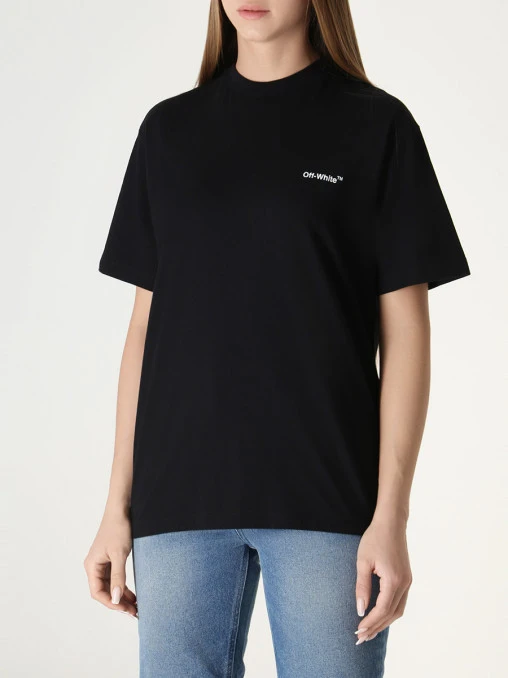 Футболка хлопковая OFF-WHITE