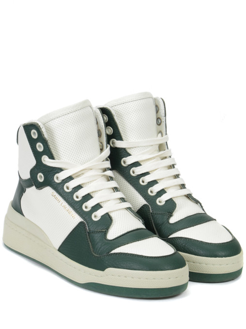 Кеды кожаные SAINT LAURENT