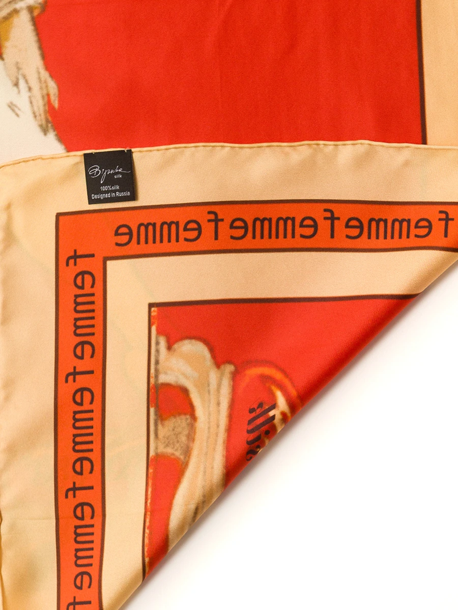 Платок-каре шелковый Мерлин