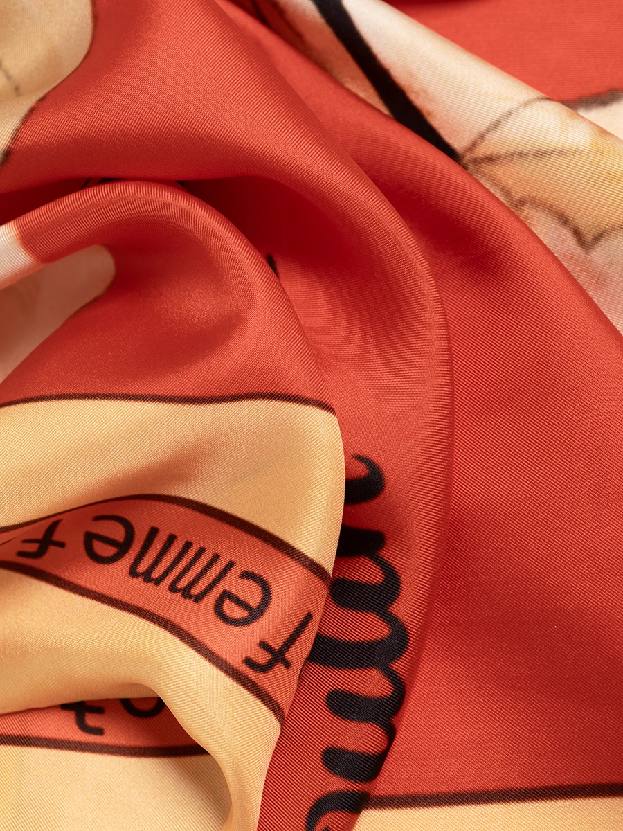 Платок-каре шелковый Мерлин