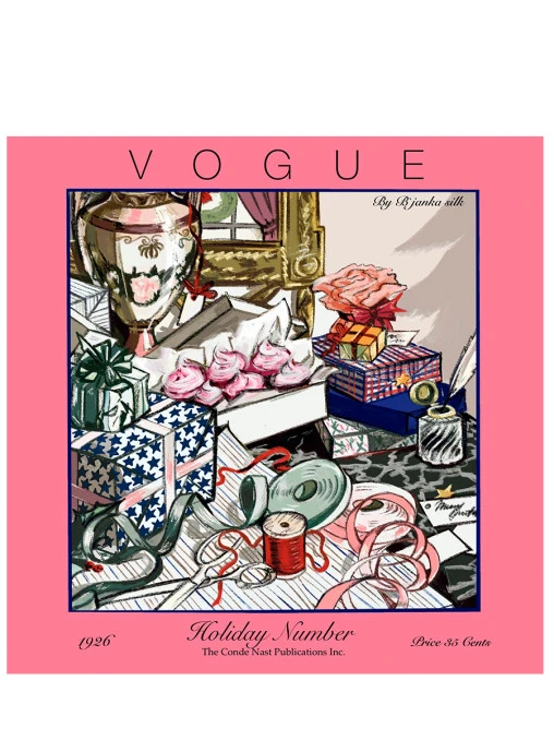 Платок-каре шелковый Vogue Holiday edition BJANKA SILK