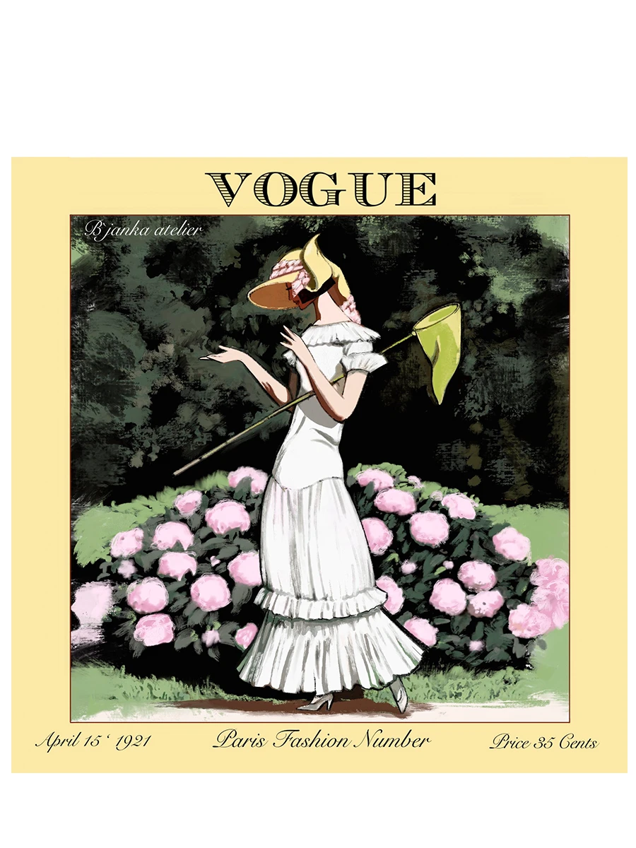 Платок-паше шелковый Vogue April 1921