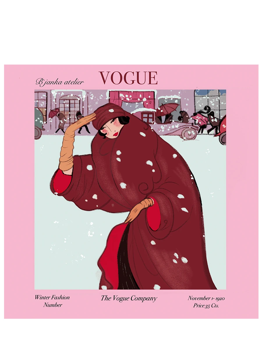 Платок-паше шелковый Vogue November 1920