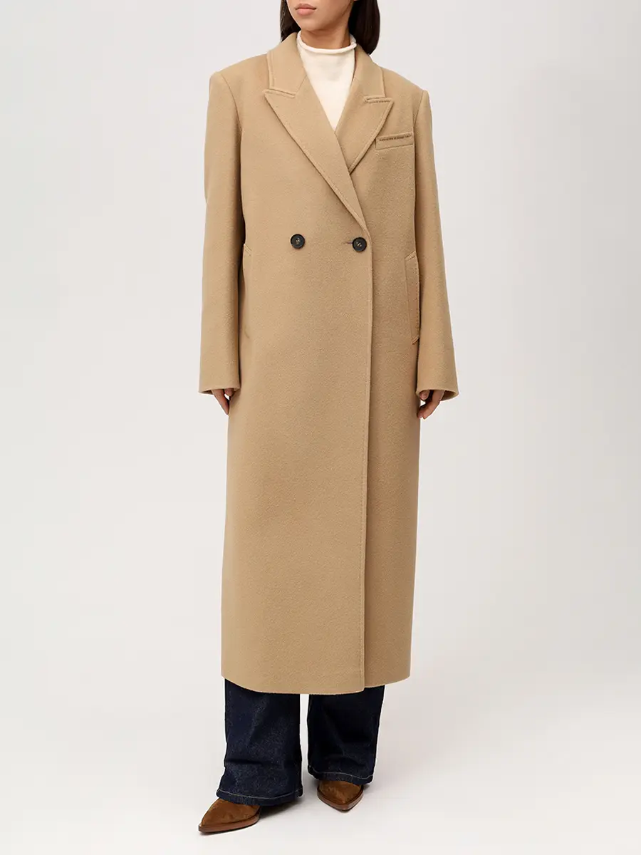 Пальто шерстяное