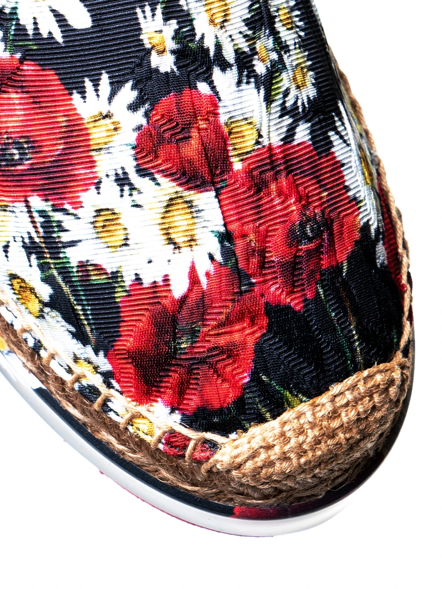 Эспадрильи с принтом