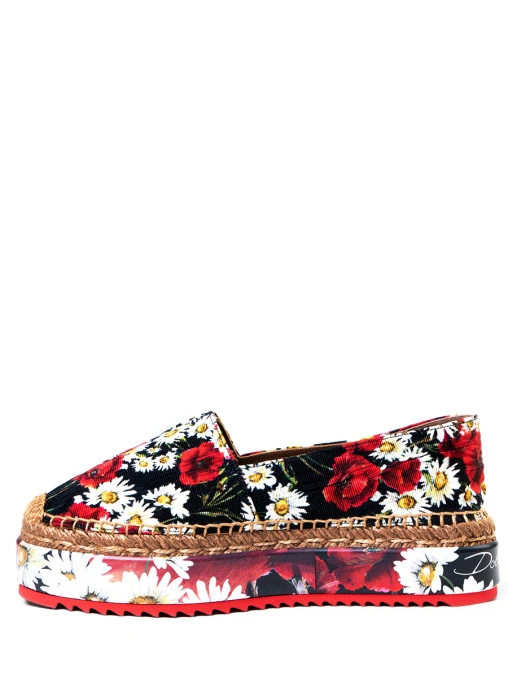 Эспадрильи с принтом DOLCE & GABBANA
