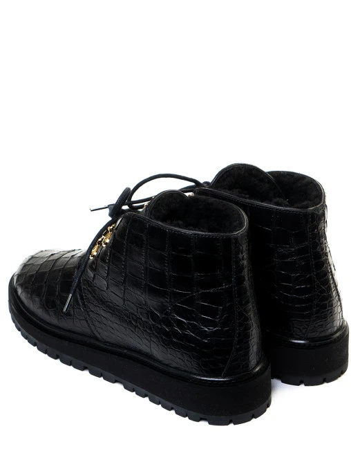 Ботинки кожаные GIUSEPPE ZANOTTI