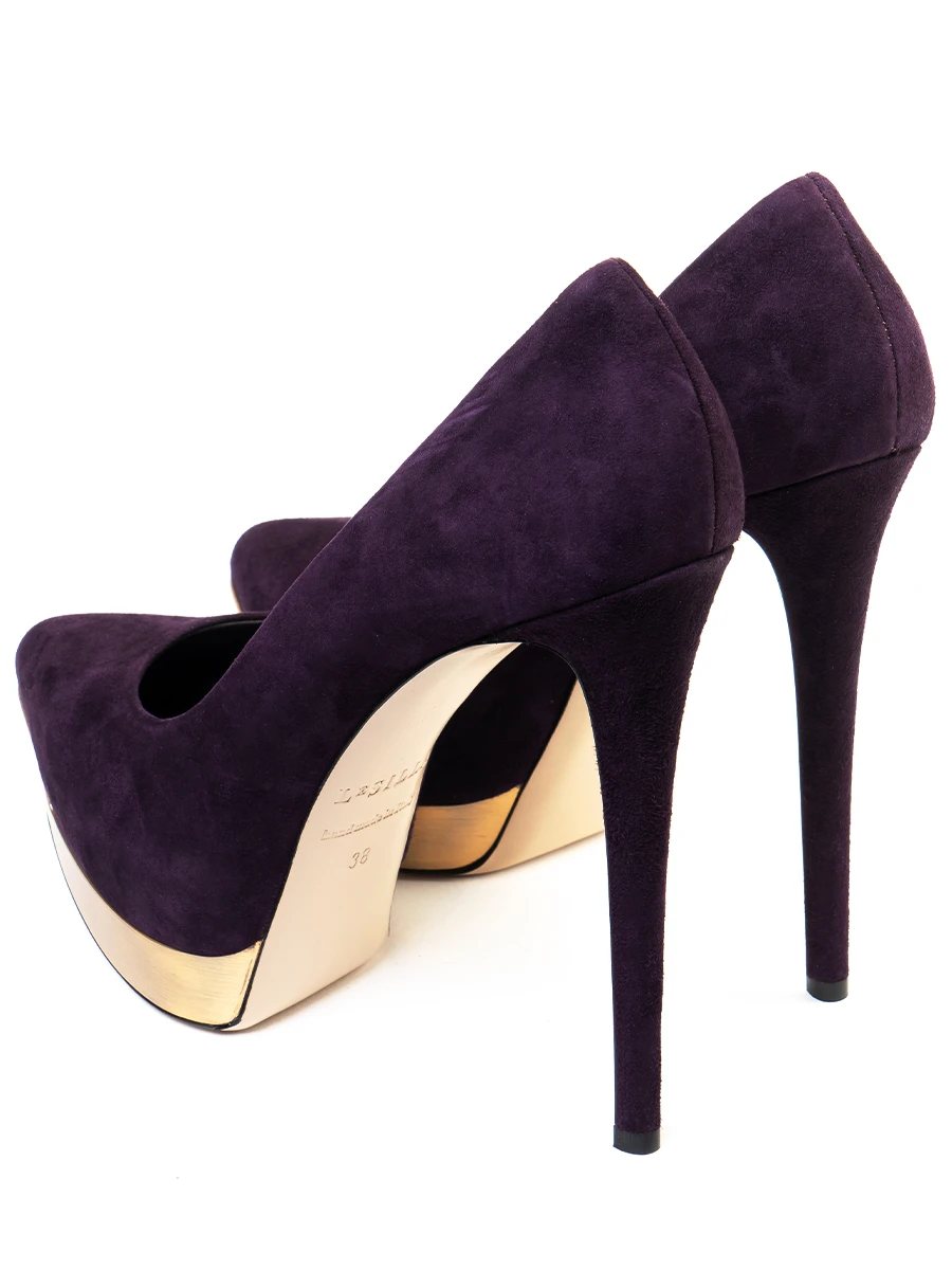 Туфли замшевые