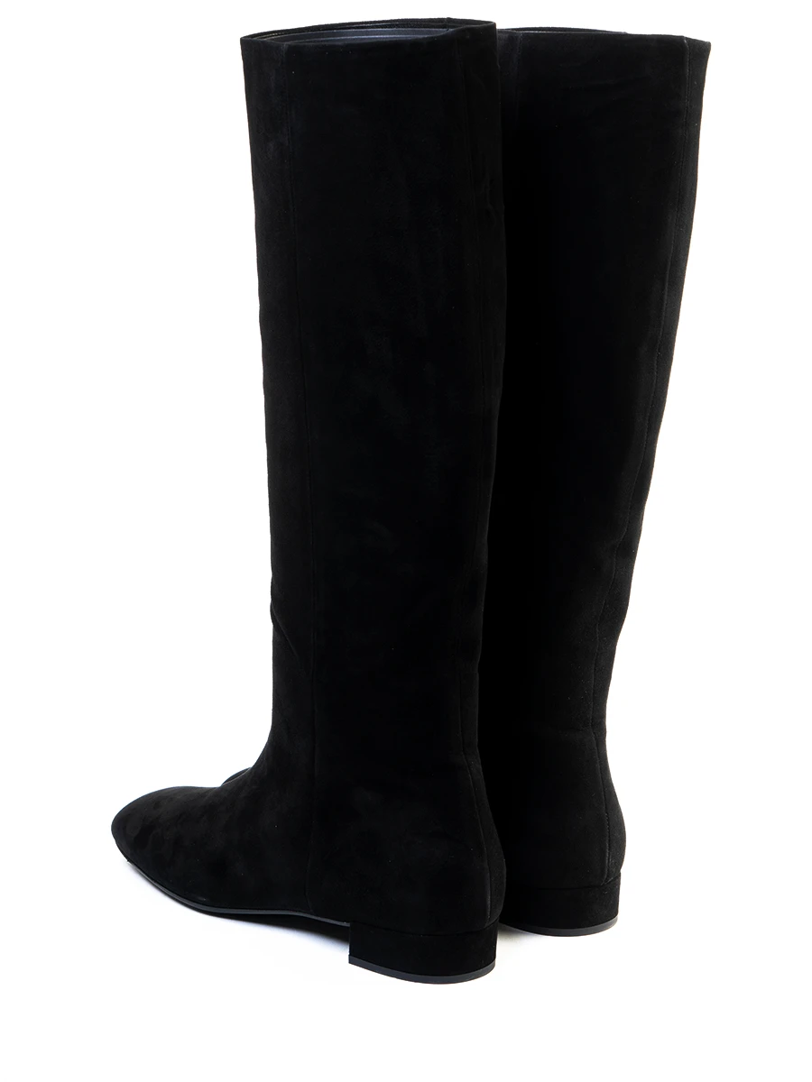 Сапоги замшевые