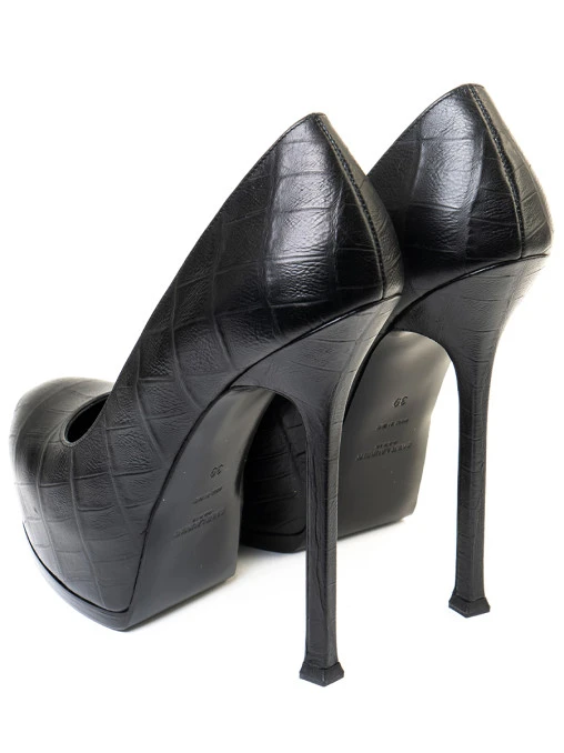 Туфли кожаные SAINT LAURENT