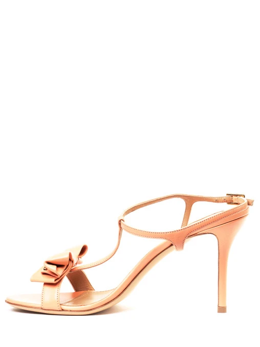 Босоножки кожаные S.FERRAGAMO