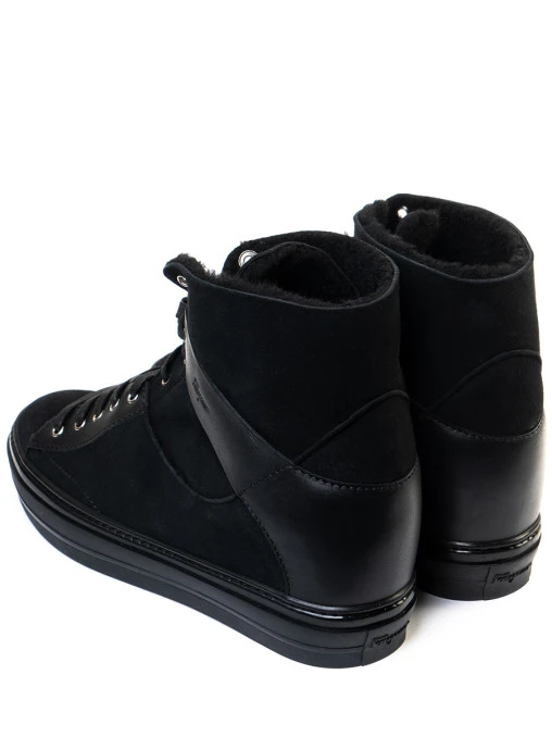 Кеды замшевые на меху S.FERRAGAMO