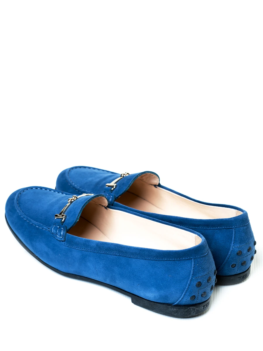 Лоферы замшевые