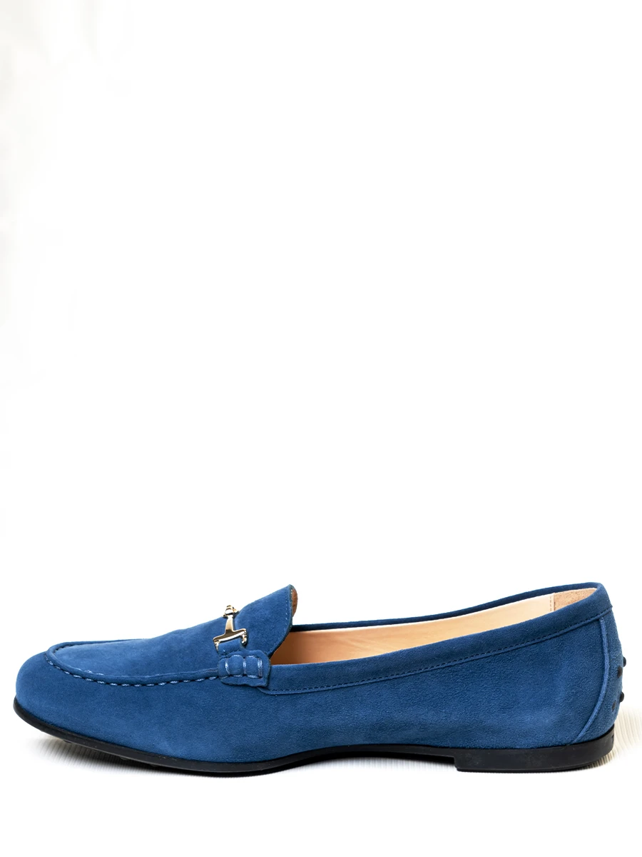 Лоферы замшевые