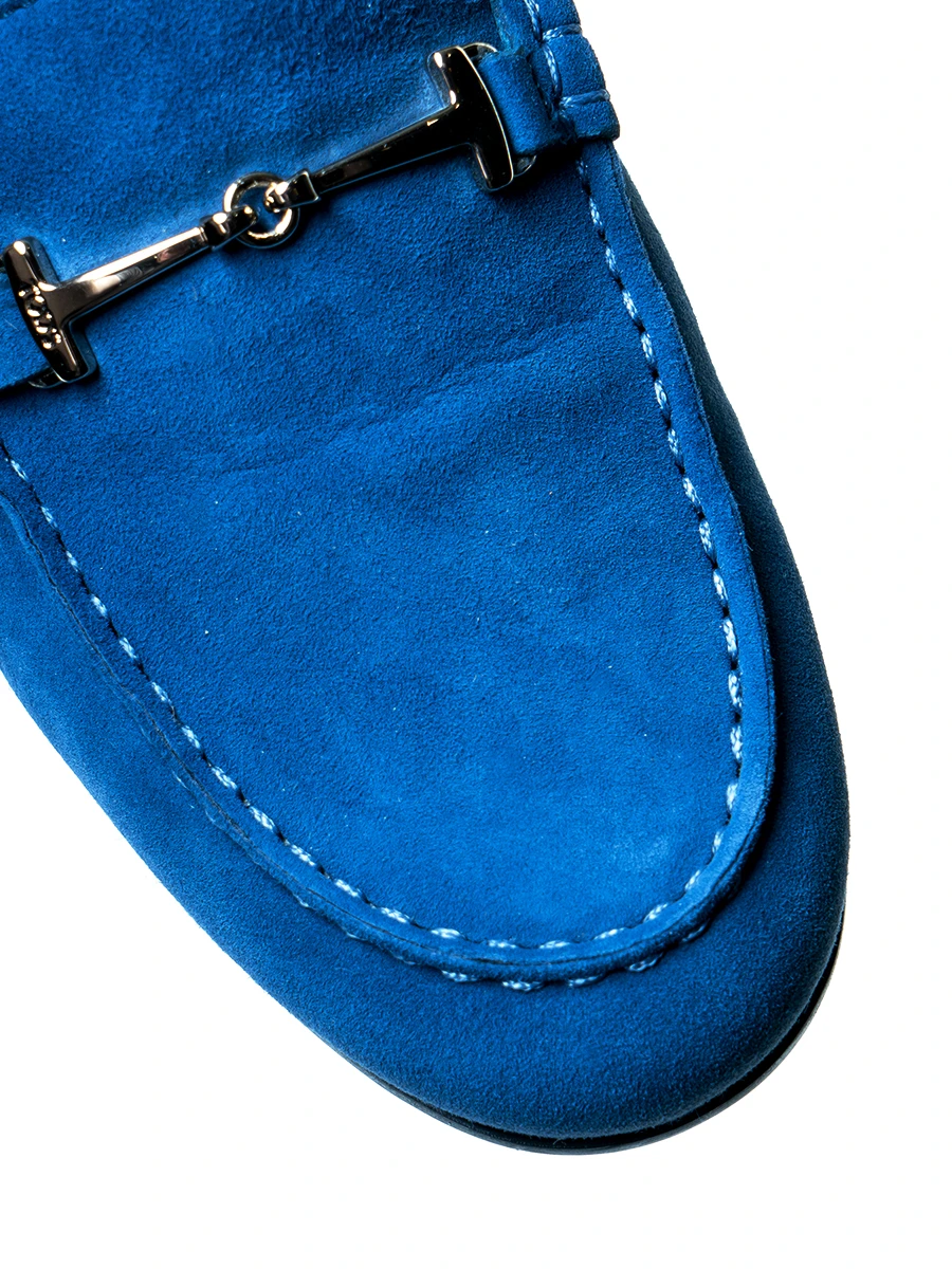 Лоферы замшевые