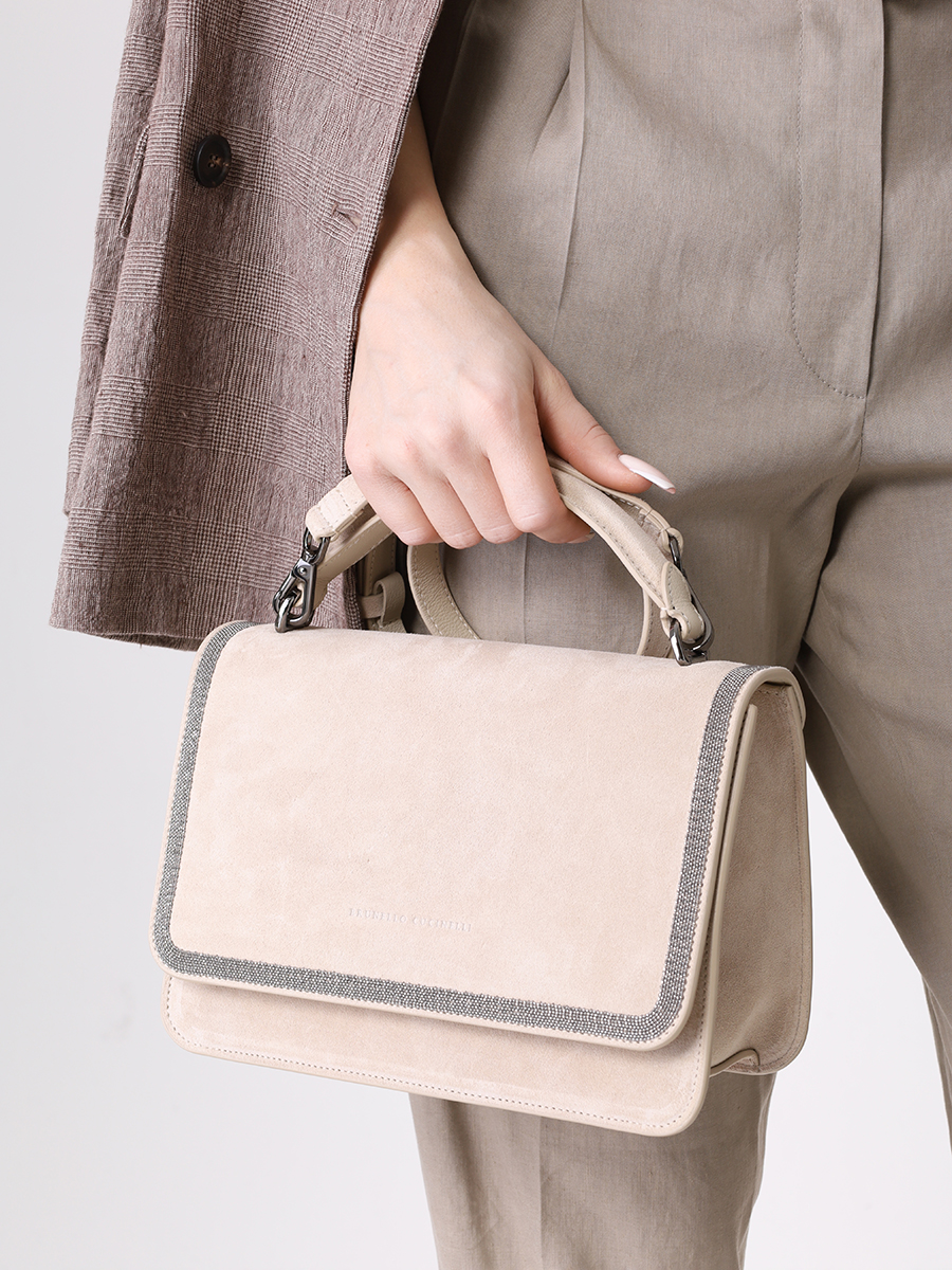 Сумка замшевая