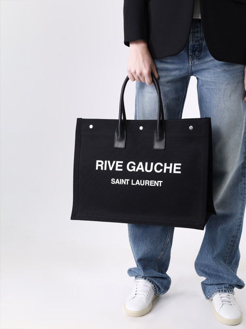Сумка текстильная Rive Gauche SAINT LAURENT