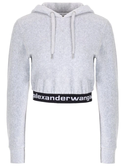 Худи хлопковое ALEXANDER WANG