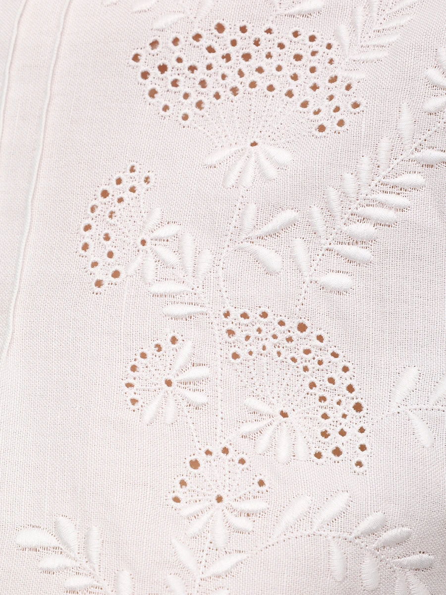 Платье из хлопка и льна