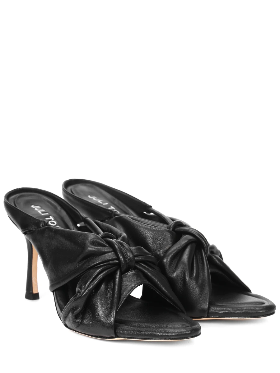 Мюли кожаные