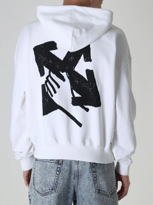 Худи хлопковое OFF-WHITE