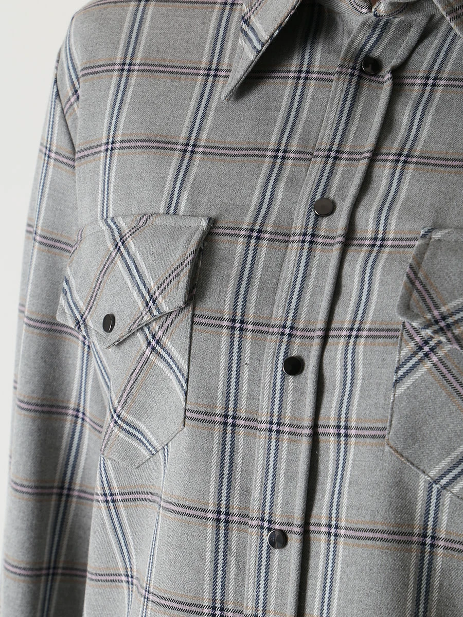 Рубашка шерстяная в клетку