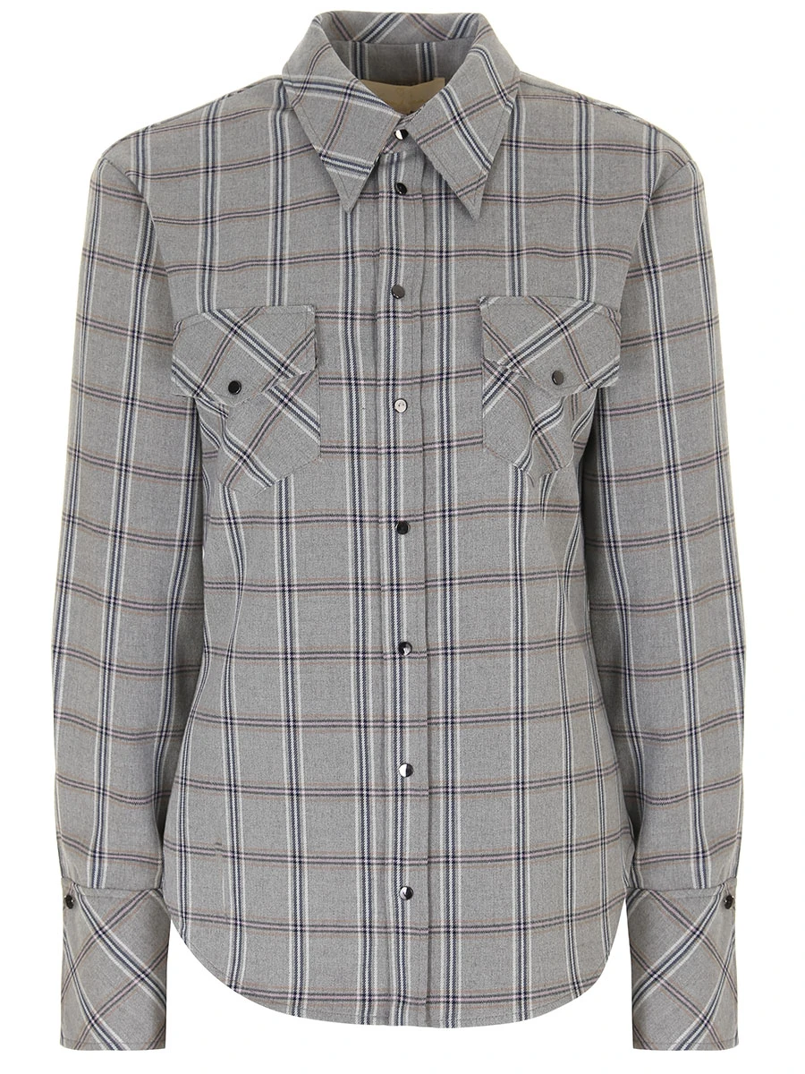 Рубашка шерстяная в клетку