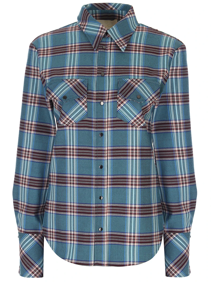 Рубашка шерстяная в клетку