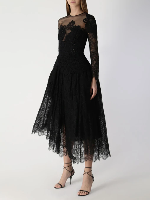 Платье кружевное ERMANNO SCERVINO