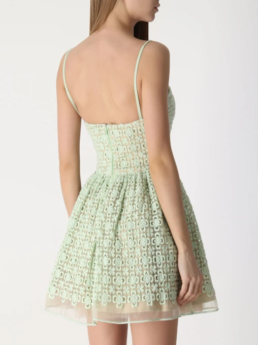 Сарафан шелковый с вышивкой RED VALENTINO