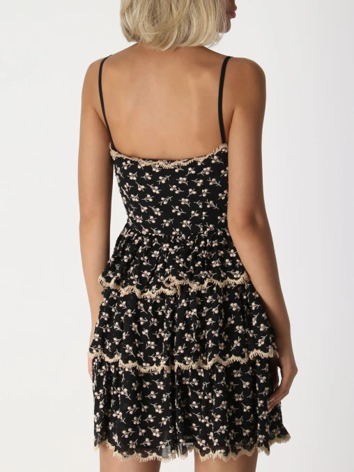 Сарафан шелковый с вышивкой RED VALENTINO