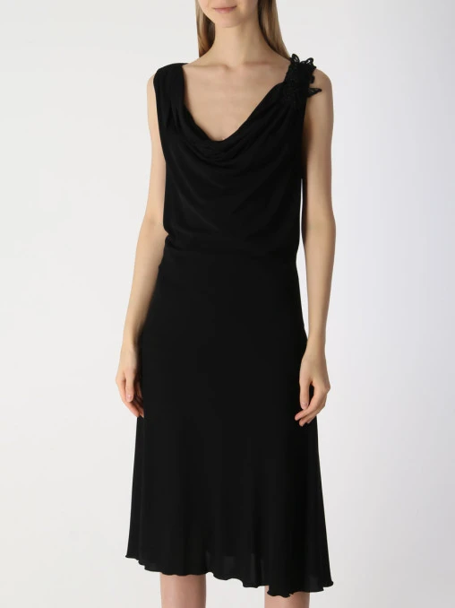 Платье из вискозы RED VALENTINO