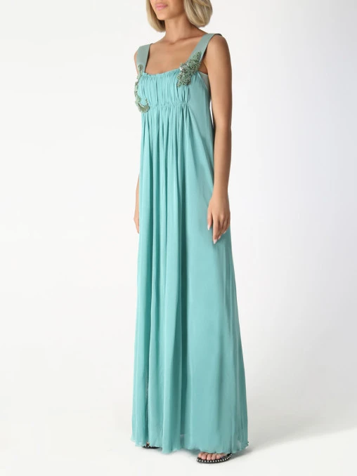 Платье шелковое ALBERTA FERRETTI