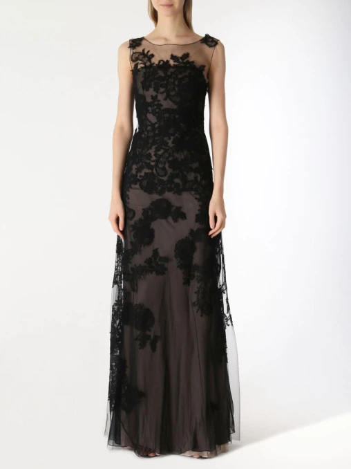 Платье шелковое ALBERTA FERRETTI